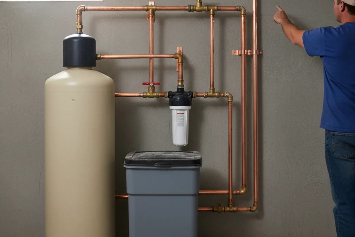 Whole-house water treatment system installed in Hueysville